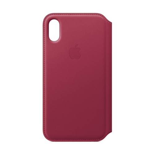Apple Iphone X Leather Folio Berry
